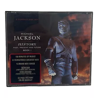 Michael Jackson: HIStory - Past Present Future Book 1 (2 CD Set 1995 MMJ) Pop • $11.97