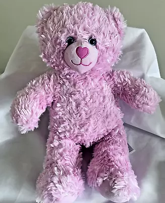 BUILD A BEAR Pink Bear Stuffed Plush Teddy Bear Soft Toy Collectable Cuddles • £5