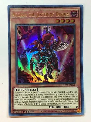 Yugioh Ghosts From The Past: The 2nd Haunting Aluber The Jester Of Despia NM/M • $7.99