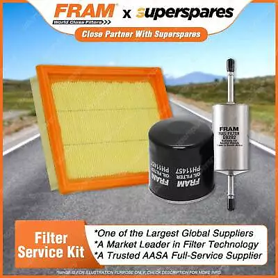 Fram Filter Service Kit Oil Air Fuel For Ford Fiesta WQ 02/2006-12/2008 • $72.95