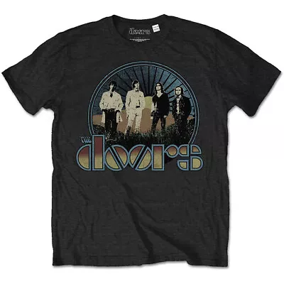 The Doors Jim Morrison Retro Band Pose Official Tee T-Shirt Mens • $41.79