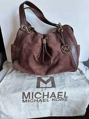 Michael Kors Handbag Used Brown Leather Purse • $40