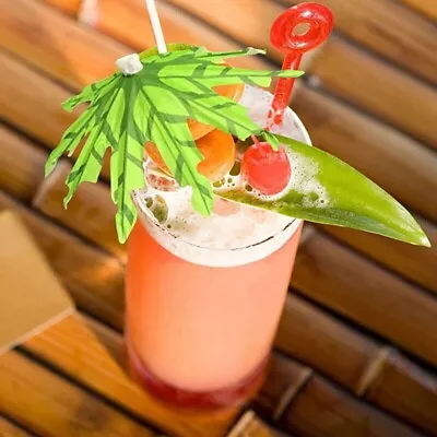 £3.99 • Buy Cocktail Party Drinks Umbrellas Palm Tree Sticks Decorations Retro Kitsch 25