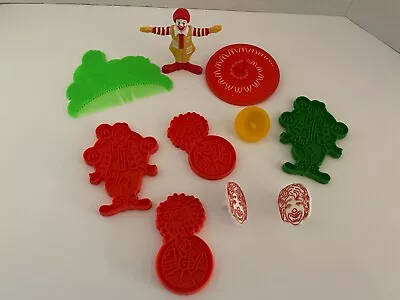 $15 • Buy Vintage McDonalds Rings, Spinning Tops, Ronald McDonald Figure, Cookie Cutters