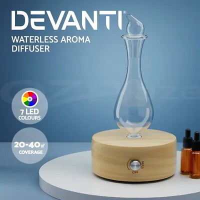 Devanti Waterless Aromatherapy Aroma Diffuser Pure Essential Oil Ultrasonic • $38.95