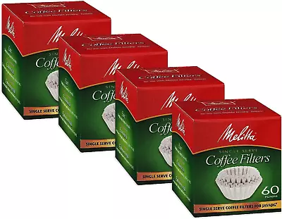 Melitta 63229 Single Serve Coffee Filters For JavaJigTM 60 Count (Pack Of 4)  • $40.23