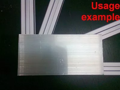 Aluminum T-slot Profile Blank Flat Join Plate Support 60x4mm L120mm 4-set • $24.60