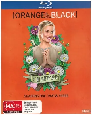 ORANGE IS THE NEW BLACK: Season 1 - 3 - Blu-ray 9 Disc Set - Region B - NEW • £12.44