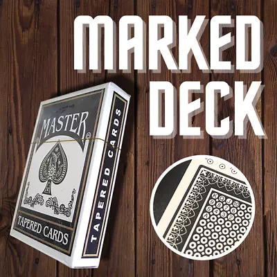£3.45 • Buy Marked Deck - Magicians Magic Trick Deck Of Playing Cards - POKER