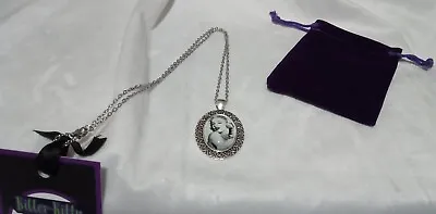 Marilyn Monroe Stainless Steel 50cm Necklace With Purple Velvet Gift Pouch  • $19.29