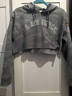 £25 • Buy Tee And Cake Top Shop Crop Army Hoody Size Small
