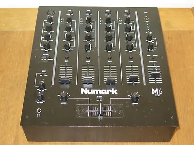 £129 • Buy Numark M6 USB Professional 4-channel USB DJ Mixer In Black / WORKS WELL