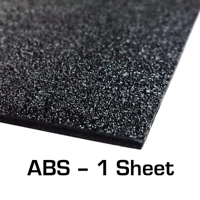 ABS Black Plastic Sheet 48  X 96  X 0.118  (1/8 ) 4x8 Ft Black Haircell • $149.99