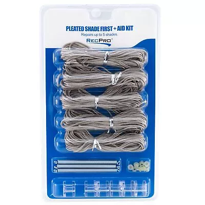 RV Pleated Shade Repair Kit | Day Night Window Shade Restringing Kit Tan • $25.06