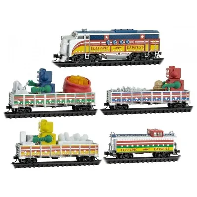 Micro-Trains N 99321386 Robot Christmas Holiday Train Set Diesel Freight Car • $204.96