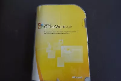 Microsoft Office Word 2007 CD In Original Packaging • $30