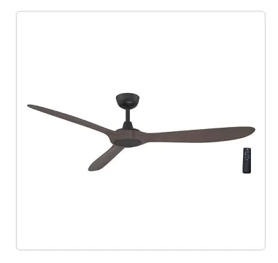 HDC Tager 60 In. Indoor/Outdoor Matte Black Smart Ceiling Fan With Remote… • $144.50