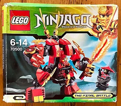 LEGO 70500 NINJAGO Masters Of Spinjitzu KAI'S FIRE MECH The Final Battle - 2013 • $49.99