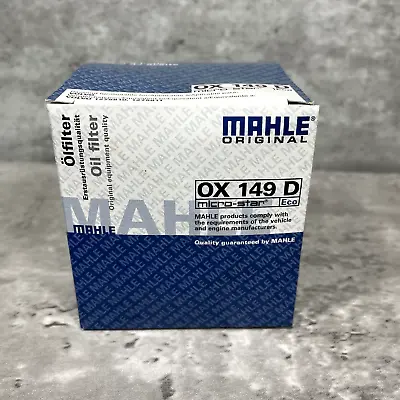 Mahle Oil Filter OX 149 D- Fits Volvo S40 V40 S80 New Genuine Made In Austria • $9.98