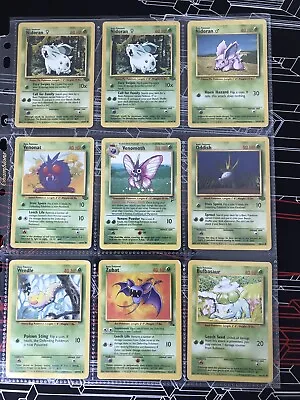 54 Vintage Pokemon Cards - 1995 Cards - Non Holo - Conditions Vary - See Desc • $74.99