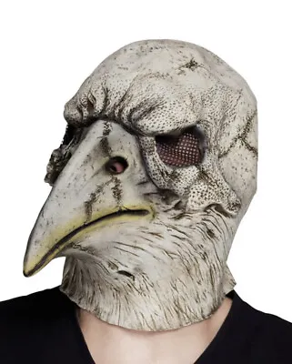 £14.49 • Buy Halloween Eagle Skull Crow Death Mask Latex  Costume Men Fancy Dress Party