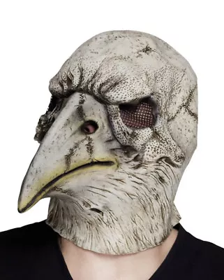 Halloween Eagle Skull Crow Death Mask Latex  Costume Men Fancy Dress Party • £14.99