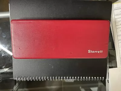 STARRETT 449AZ-6R Depth Micrometer Set 0-6  Range 2-1/2  Base .001  Grad W/Case • $80