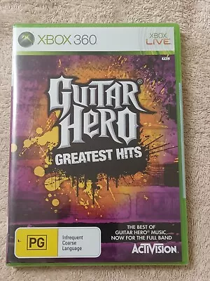 GUITAR HERO GREATEST HITS Australia Pal Release Factory New Sealed XBOX360 Game • $35