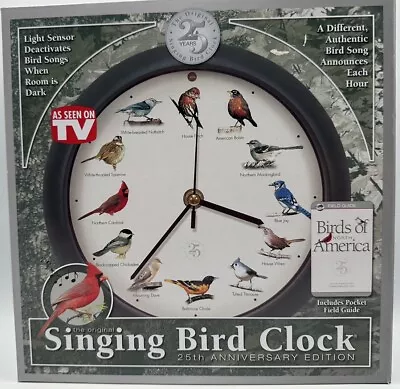 The Original Singing Bird Clock 25th Anniversary Edition As Send On TV New • $29.97