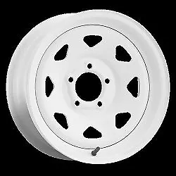 Allied 15x6 5X4.75 310W White Spoke W Wheel Rim | Qty 1 • $91.96