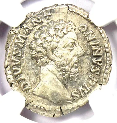 Marcus Aurelius AR Denarius Silver Roman Coin 139-161 AD - NGC Choice XF (EF) • $593.75