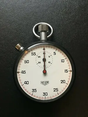 Vintage Heuer Stopwatch - Excellent Condition Circa 1970 • $680