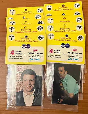 1972 PBA Bowling Complete Set Of (10) Unopened Packs - Clean! • $42.74