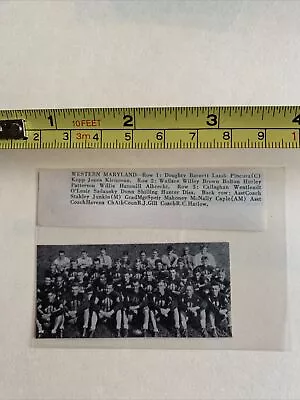 Western Maryland College McDaniel 1931 Football Small Team Picture • $16