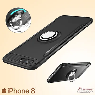 Car Holder Stand Magnetic Suction Bracket TPU Case For IPhone 7 / 8 / 8 Plus  • $7.99