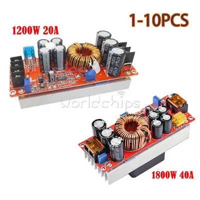 1-10PCS 1800W 40A/1200W 20A DC-DC Boost Converter Step Up Power Supply Module • $229.99