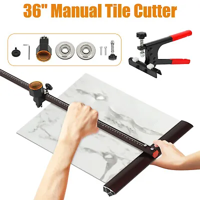 36 In Aluminum Alloy Manual Tile Cutter Hand Tool Ceramic Floor Cutter Precise • $70