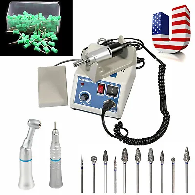 Dental Marathon Lab Electric Micromotor 35K RPM / Low Handpiece Drill Burs Cups • $7.59