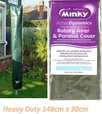 Minky Waterproof Heavy Duty Rotary Dryer Parasol Washing Line Cover Airer Garden • £7.99