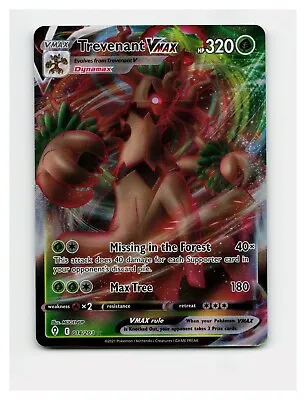 Trevenant VMAX 014/203 Ultra Rare Evolving Skies Pokemon TCG NM • $2.49