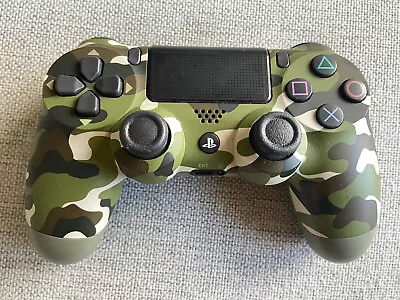 $39.95 • Buy Sony Green Camo DualShock 4 Video Game Controller - VGC - PS4