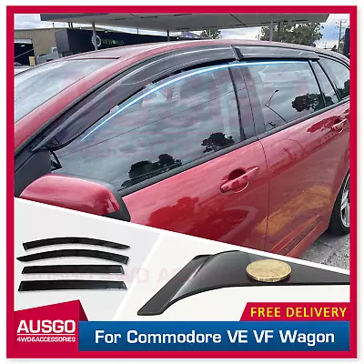 AUSGO Weather Shields For Commodore VE VF Wagon Weathershields Window Visors • $500