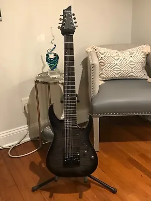 Schecter Banshee Trans Black 8 String Guitar EVERTUNE • $700