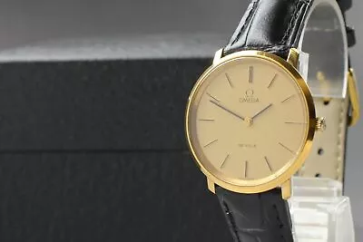 【NEAR MINT】 Vintage Omega DeVille Gold Hand Winding Swiss Made Men's Watch... • $837.79