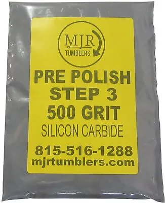 $16.83 • Buy 2 Lb 500 Pre-Polish Grit Silicon Carbide Rock Tumbler Media & Lapidary Use
