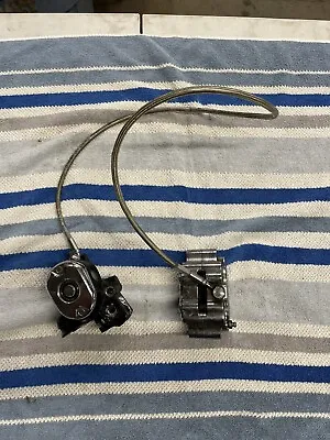 04-06 HARLEY-DAVIDSON SPORTSTER XL FRONT BRAKE + Chrome Caliper + Braided Line • $150