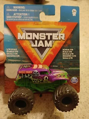  2020 Feld Motorsports Monster Jam Grave Digger 1/70 Monster Truck On Card  • $9.99