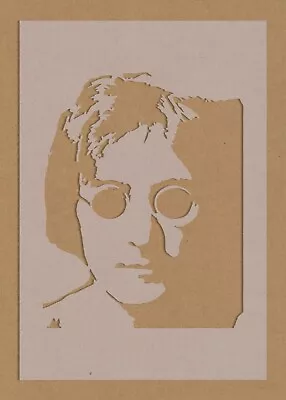 John Lennon Stencil Celebrity Rock Star Beatles • £2.99