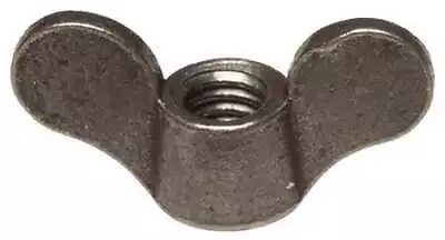 Zoro Select 0-Cd-755Bm7- Wing Nut 1/4 -20 Malleable Iron Plain 0.625 In Ht • $18.65