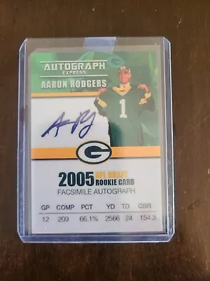 2005 Autograph Express Aaron Rodgers • $5